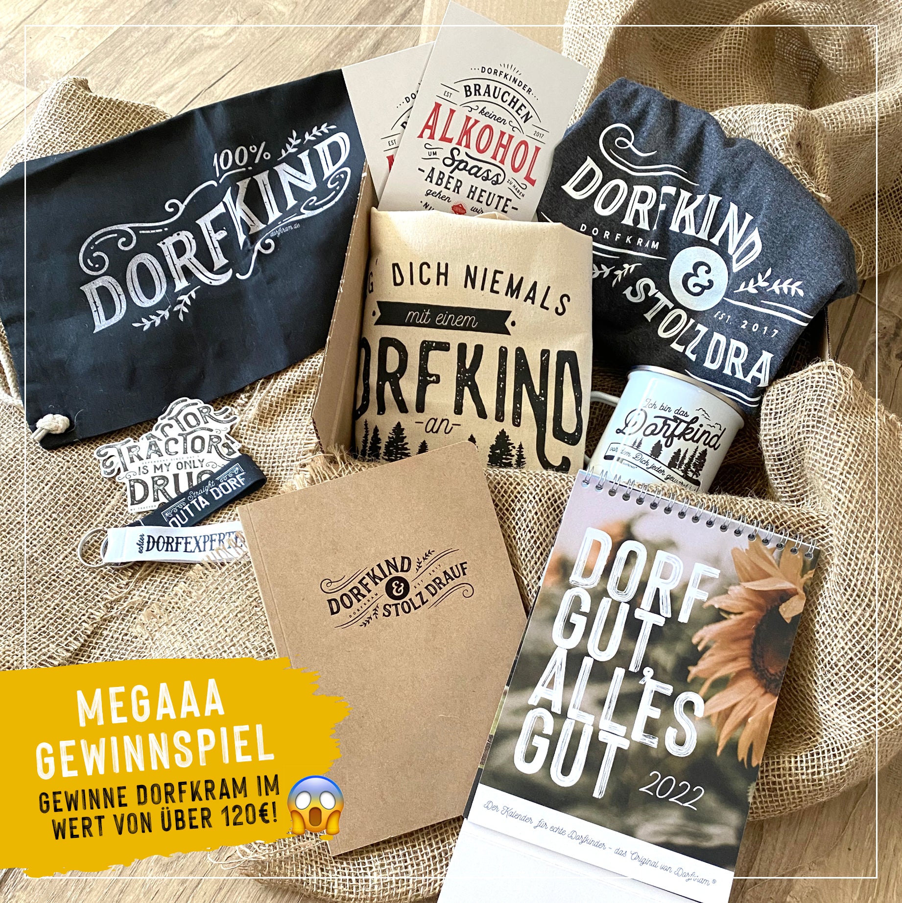 Verpasse nicht das "Geile Gewinnspiel" von Dorfkram®