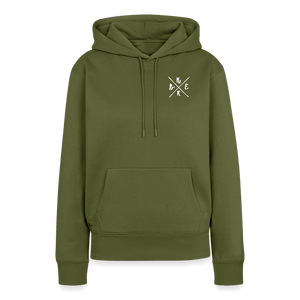 Kerb Badge / Damen Premium Hoodie - Khaki