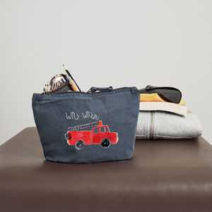 Federmäppchen für die Schule - Kindergarten - mit Feuerwehrauto - Kinderfeuerwehr Tasche