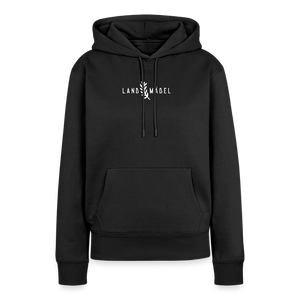 Landmädel / Damen Premium Hoodie - Schwarz