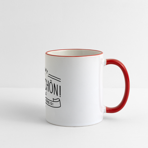 Landluft macht schön / Tasse - Weiß/Rot