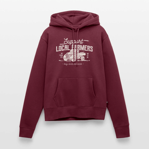 Support local Farmers / Unterstütze die Bauern / Damen Premium Hoodie - Burgunderrot