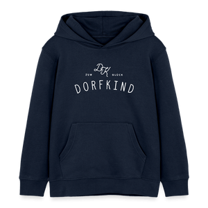 Zum Glück Dorfkind / Kinder Organic Hoodie - Navy
