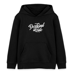 Dorfkind inside / Kinder Organic Hoodie - Schwarz