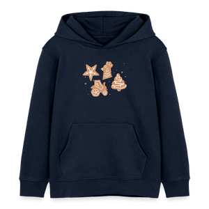 Weihnachtsplätzchen / Kinder Organic Hoodie - Navy