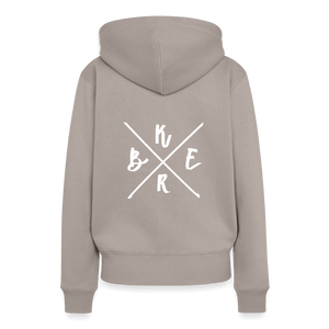 Kerb Badge / Damen Premium Hoodie - Taupe