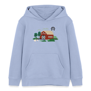 Bauernhof Hofkind / Kinder Organic Hoodie - Sky