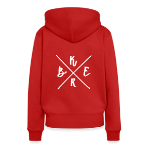 Kerb Badge / Damen Premium Hoodie - Rot