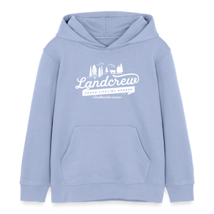Landcrew - Dorfkind für immer / Kinder Organic Hoodie - Sky