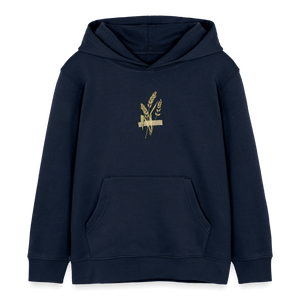 Getreide Weizen - Dorfkind / Kinder Organic Hoodie - Navy