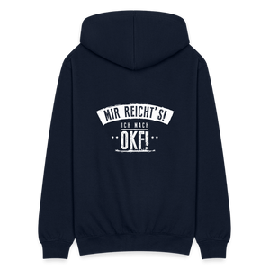 Mir reichts ich mach OKF / Herren Premium Sweatjacke - Navy