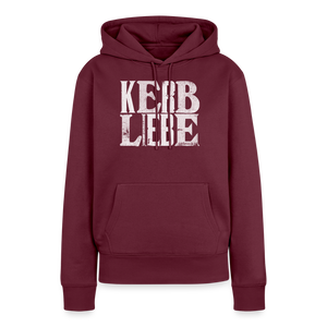 Kerb Liebe / Damen Premium Hoodie - Burgunderrot