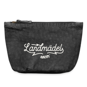 Landmädel / Täschchen - Vintage Schwarz