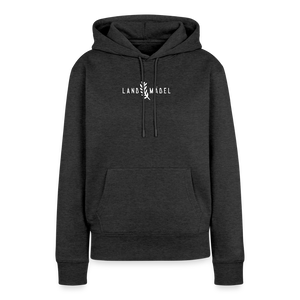 Landmädel / Damen Premium Hoodie - Anthrazit meliert
