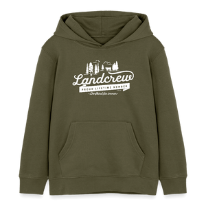 Landcrew - Dorfkind für immer / Kinder Organic Hoodie - Khaki