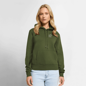 Kerb Badge / Damen Premium Hoodie - Khaki