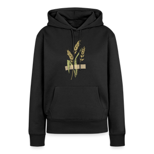 Getreide / Weizen / Ährenfrau / Damen Premium Hoodie - Schwarz