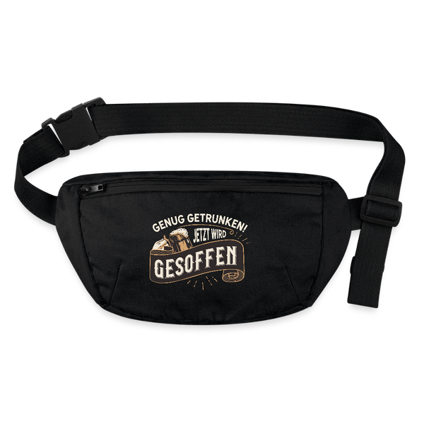 Genug getrunken / Gürteltasche - Schwarz