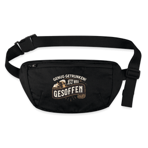 Genug getrunken / Gürteltasche - Schwarz