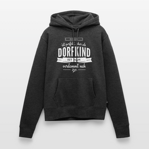 Niemand ist perfekt aber als Dorfkind ist man verdammt nah dran / Damen Premium Hoodie - Anthrazit meliert
