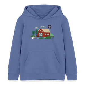 Bauernhof Hofkind / Kinder Organic Hoodie - Blau