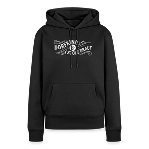 Dorfkind und stolz drauf / Damen Premium Hoodie - Schwarz