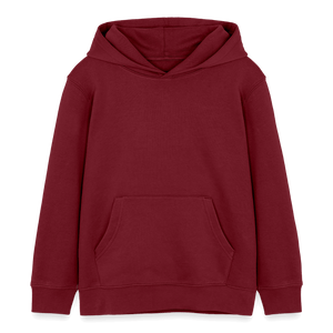 Frohe Weihnachten - Weihanchtsbaum / Kinder Organic Hoodie - Burgunderrot