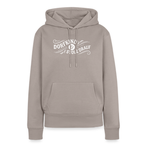 Dorfkind und stolz drauf / Damen Premium Hoodie - Taupe