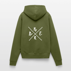 Kerb Badge / Damen Premium Hoodie - Khaki