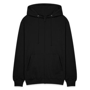 Leg Dich niemals mit einem Dorfkind an / Herren Premium Sweatjacke - Schwarz