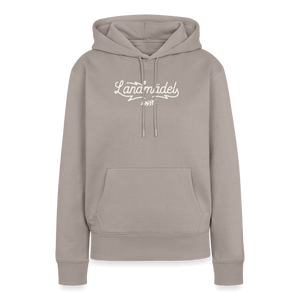 Landmädel / Damen Premium Hoodie - Sonderedition - Taupe