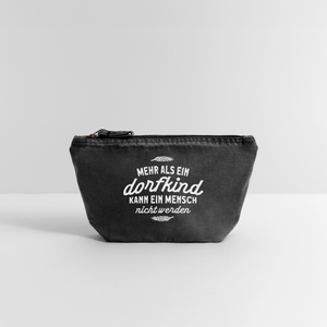 Witzige Kosmetiktasche mit Dorfkind Motiv - Accessoire TĂ€schchen Spruch Makeup Tasche