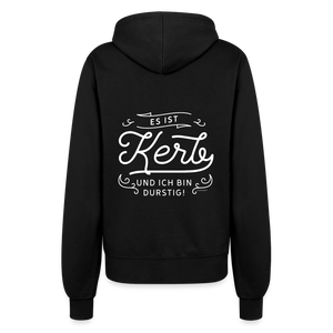Es ist Kerb und ich bin durstig / Damen Sweatjacke - Schwarz