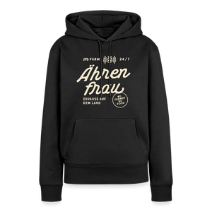 Ährenfrau / Frauen Premium Hoodie - Schwarz