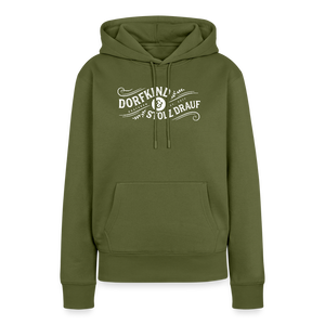 Dorfkind und stolz drauf / Damen Premium Hoodie - Khaki