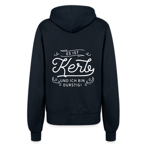 Es ist Kerb und ich bin durstig / Damen Sweatjacke - Navy