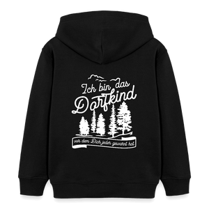 Ich bin das Dorfkind vor dem Dich jeder gewarnt hat / Kinder Organic Hoodie - Schwarz