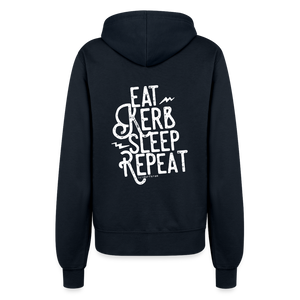 Eat Kerb / Frauen Kapuzenjacke - Navy