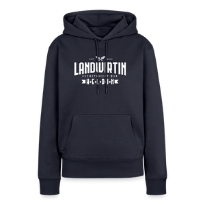 Landwirtin buchstabiert man Heldin / Damen Premium Hoodie - Navy
