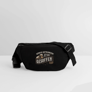 Genug getrunken / Gürteltasche - Schwarz