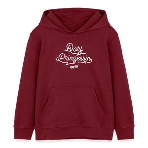 Dorf Prinzessin / Kinder Organic Hoodie - Burgunderrot