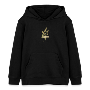Getreide Weizen - Dorfkind / Kinder Organic Hoodie - Schwarz