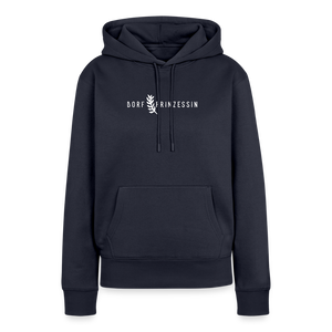 Dorfprinzessin / Dorf Prinzessin / Damen Premium Hoodie - Navy