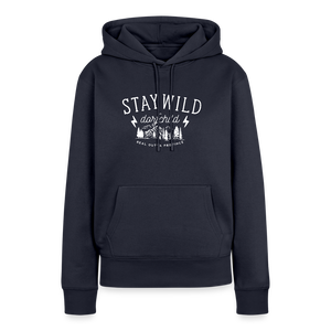 Stay Wild Dorfchild / Damen Premium Hoodie - Navy