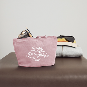 Dorf Prinzessin / Kosmetiktasche Organic Utensilo - Zubehörtasche Schulmäppchen - Kindergarten Tasche Basteltäschchen - Dorfkram®