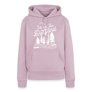 Ich bin das Dorfkind vor dem Dich jeder gewarnt hat / Frauen Premium Hoodie - Altrosa