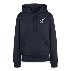 Kerb Badge / Damen Premium Hoodie - Navy