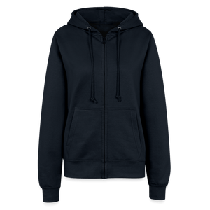 Zum Glück Dorfkind / Damen Premium Sweatjacke - Navy
