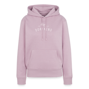 Zum Glück Dorfkind / Damen Premium Hoodie - Altrosa
