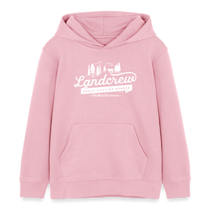Landcrew - Dorfkind für immer / Kinder Organic Hoodie - Hellrosa